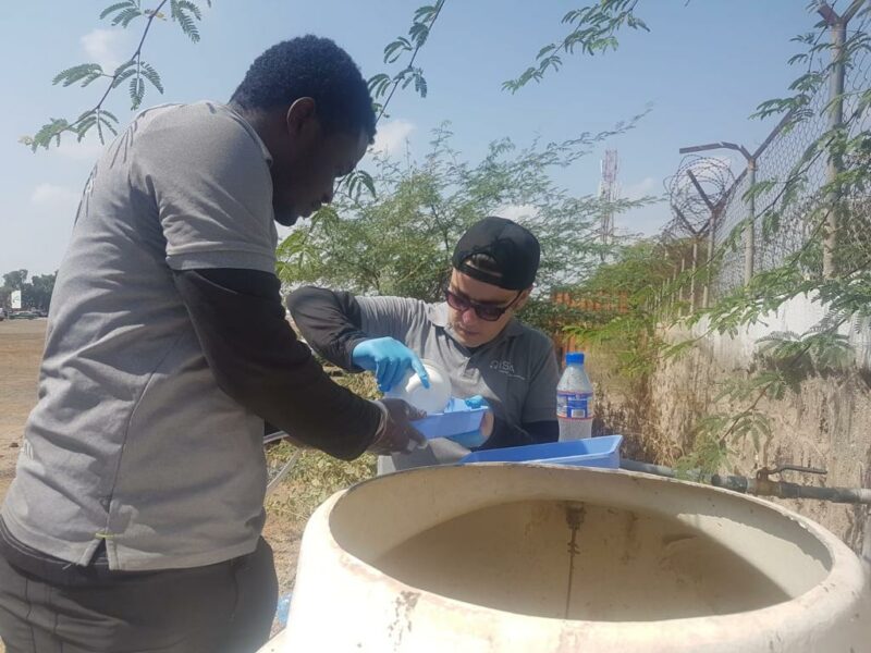 Contrôle des sources d'eau potable à Djibouti par Qista