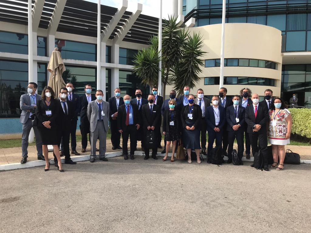 Photo de groupe de la délégation française Business France à Tunis